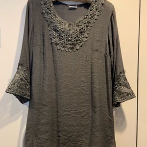 Dark grey tunic